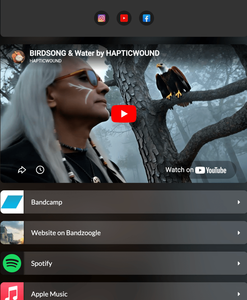 Birdsong & Water Hyperfollow link on Distrokid for the single.
