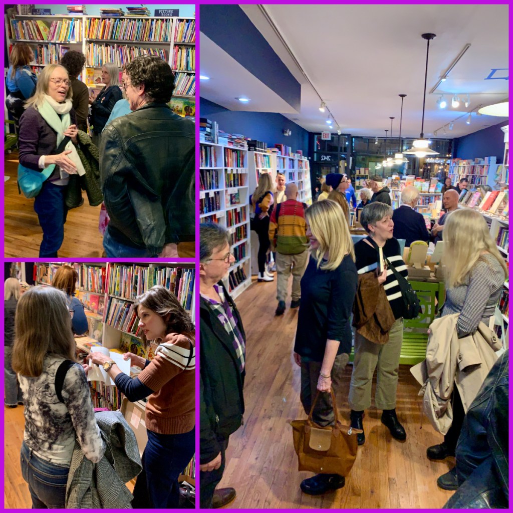 March reading event pics at Roscoe Books.